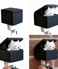 Popup Cat Keychain Holder